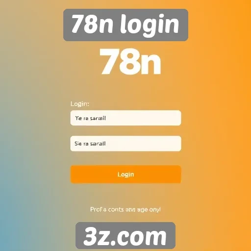 Registro e login no site 78n